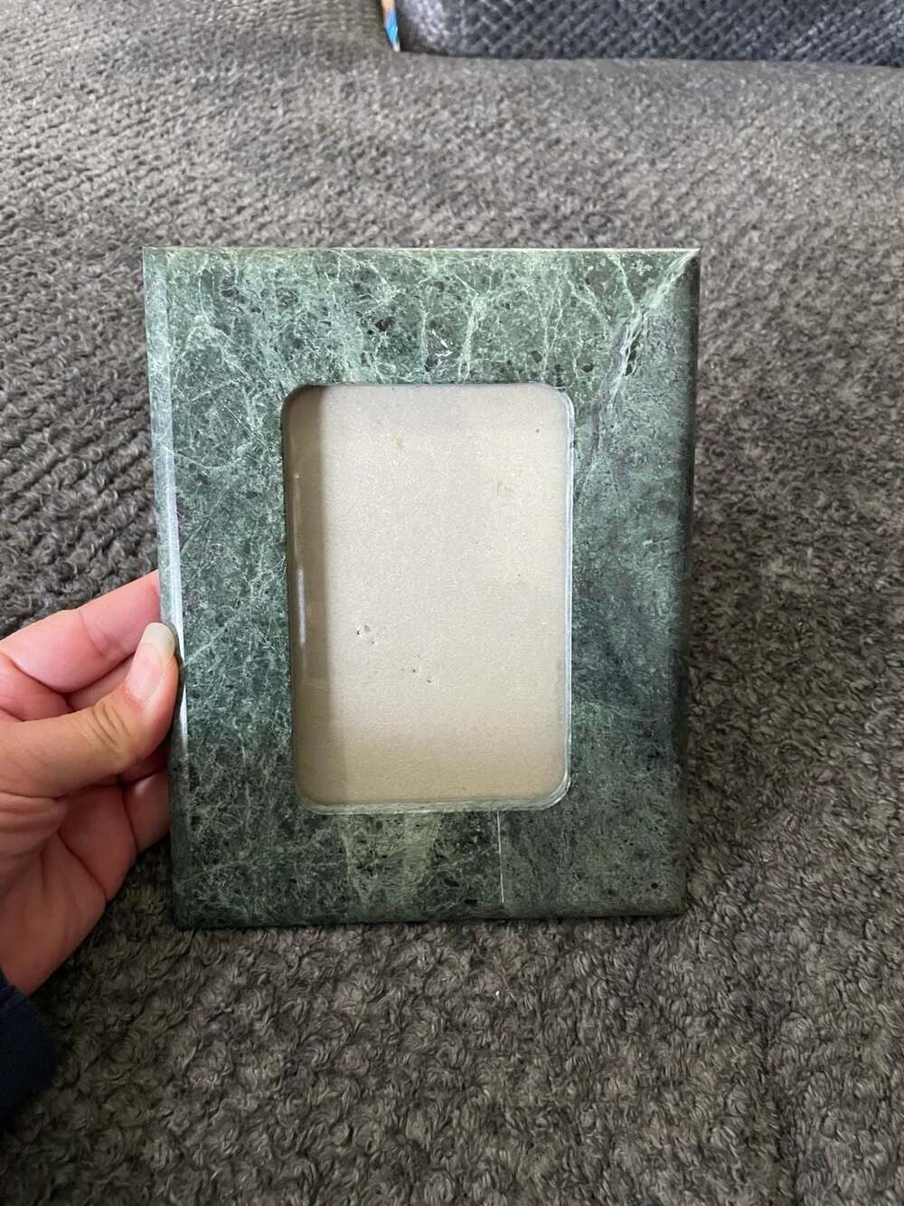 Vintage Green Marble Picture Frame